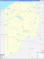 Michigan City La Porte Metro Area Wall Map